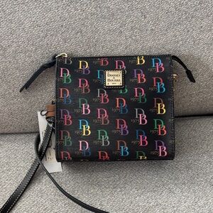 Dooney & Bourke Colorful Logo Crossbody Bag